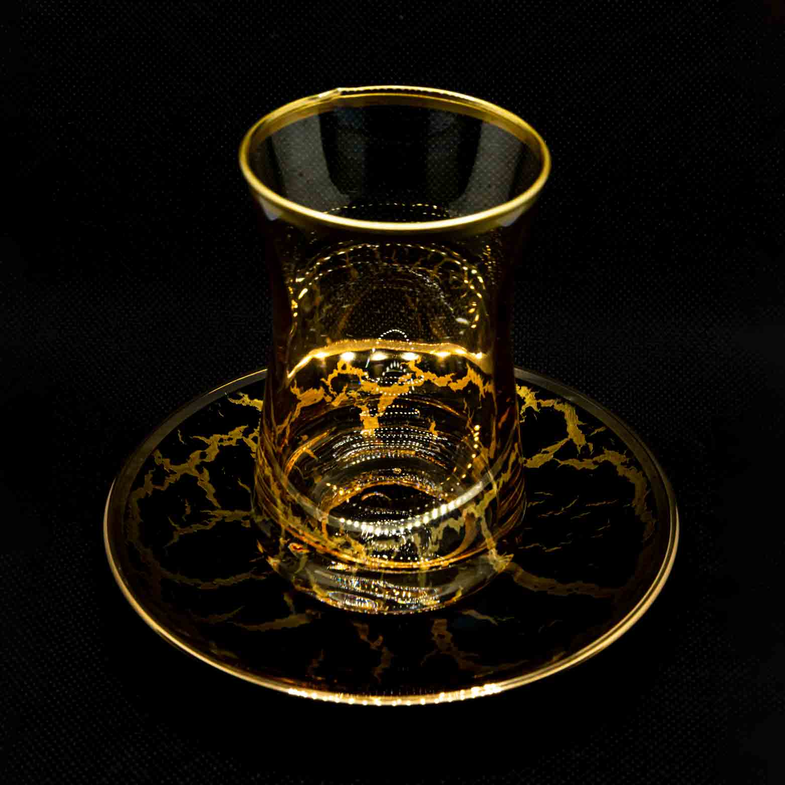 TEEGLAS BAL LÜST GOLD 6ER Set LYROS Gläser